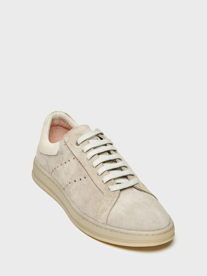 50264 ERKEK AYAKKABI BEJ SÜET - (1)