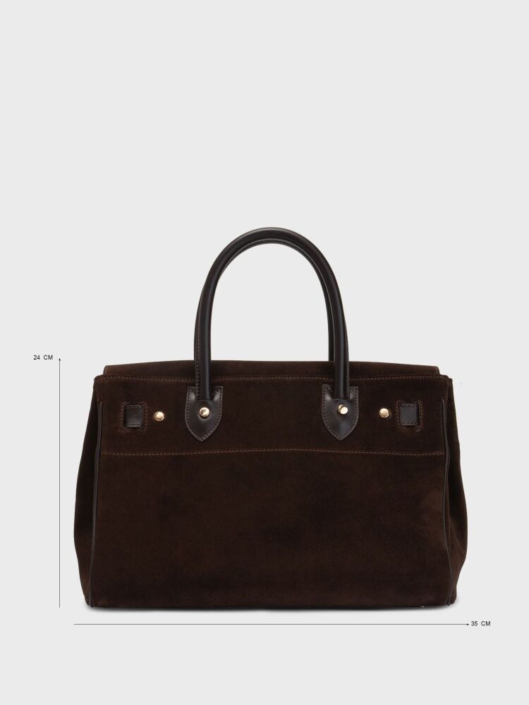 55126 KADIN VERA ÇANTA KAHVE SÜET - 3