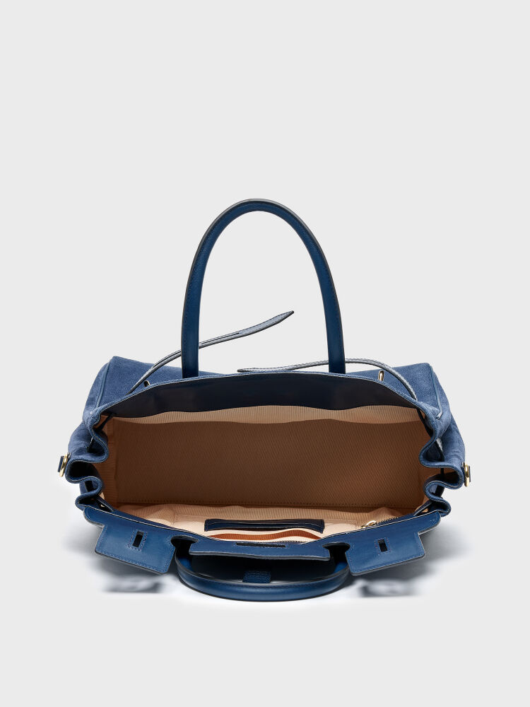 55126 KADIN VERA ÇANTA LACİVERT SÜET - 4