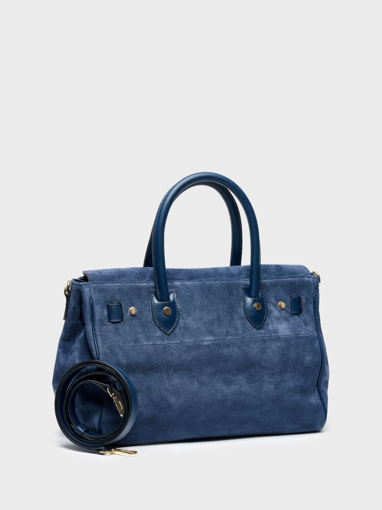 55126 KADIN VERA ÇANTA LACİVERT SÜET - 2