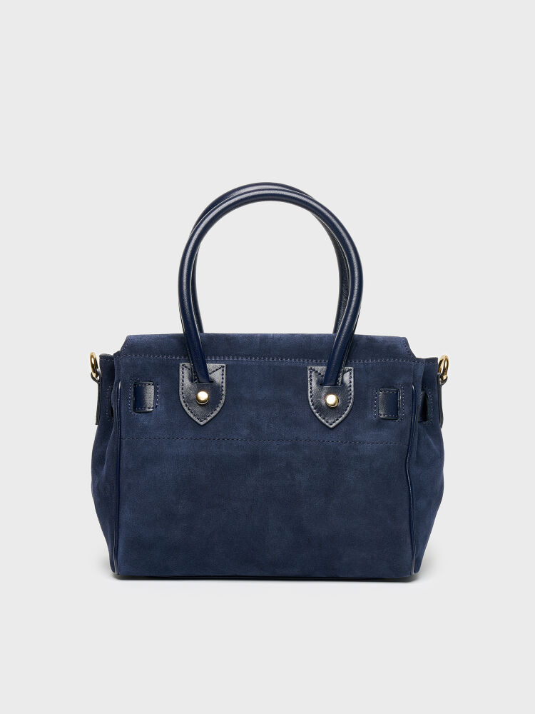 55127 KADIN VERA ÇANTA LACİVERT SÜET - 4