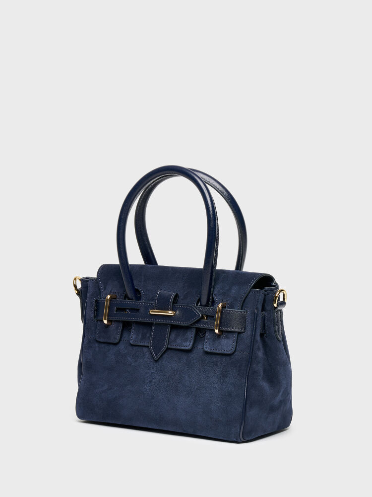 55127 KADIN VERA ÇANTA LACİVERT SÜET - 3