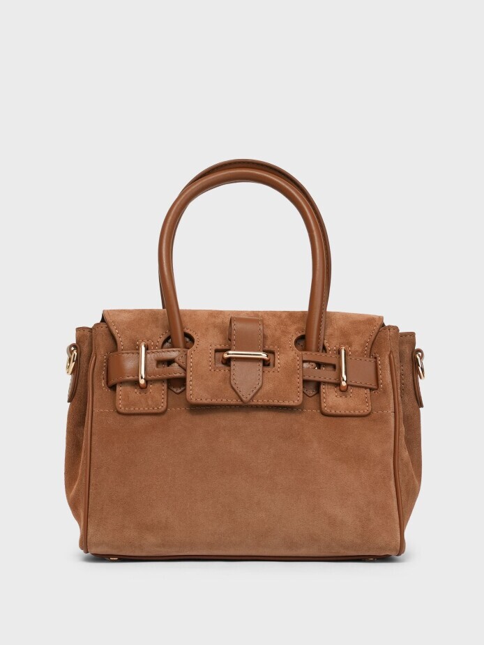 55127 KADIN VERA ÇANTA TABA SÜET - 