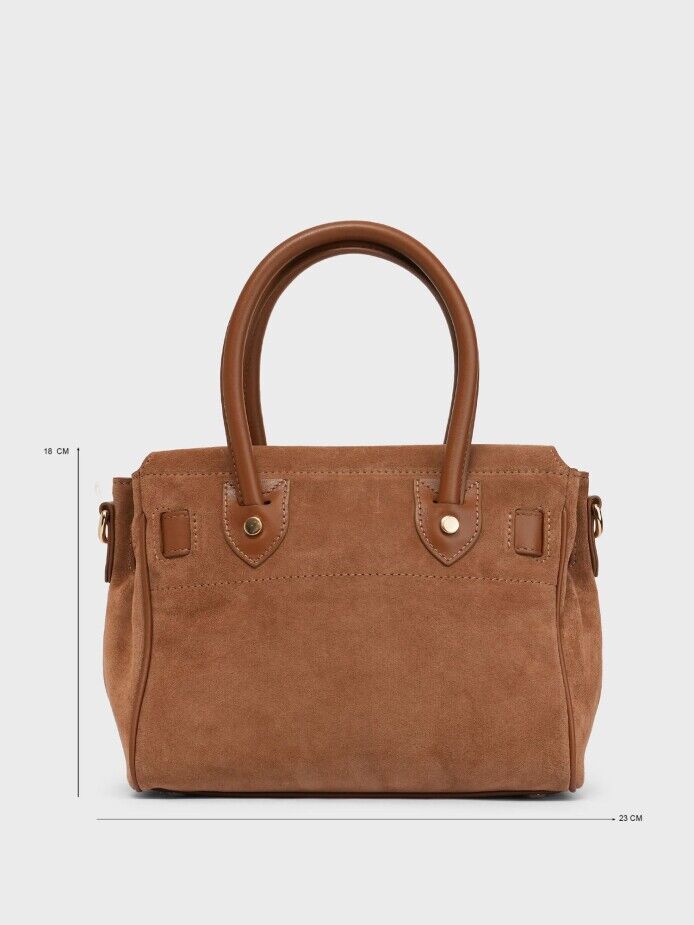 55127 KADIN VERA ÇANTA TABA SÜET - 3