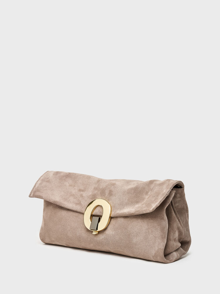 55141 KADIN ÇANTA VİZON SÜET - 3