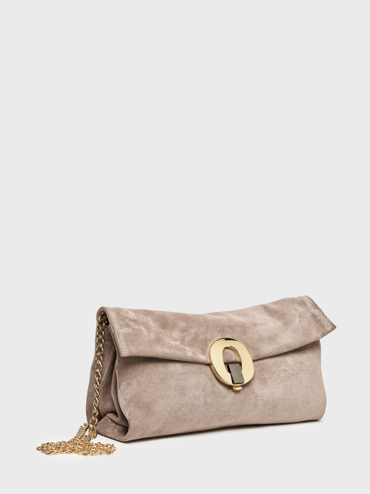 55141 KADIN ÇANTA VİZON SÜET - 4