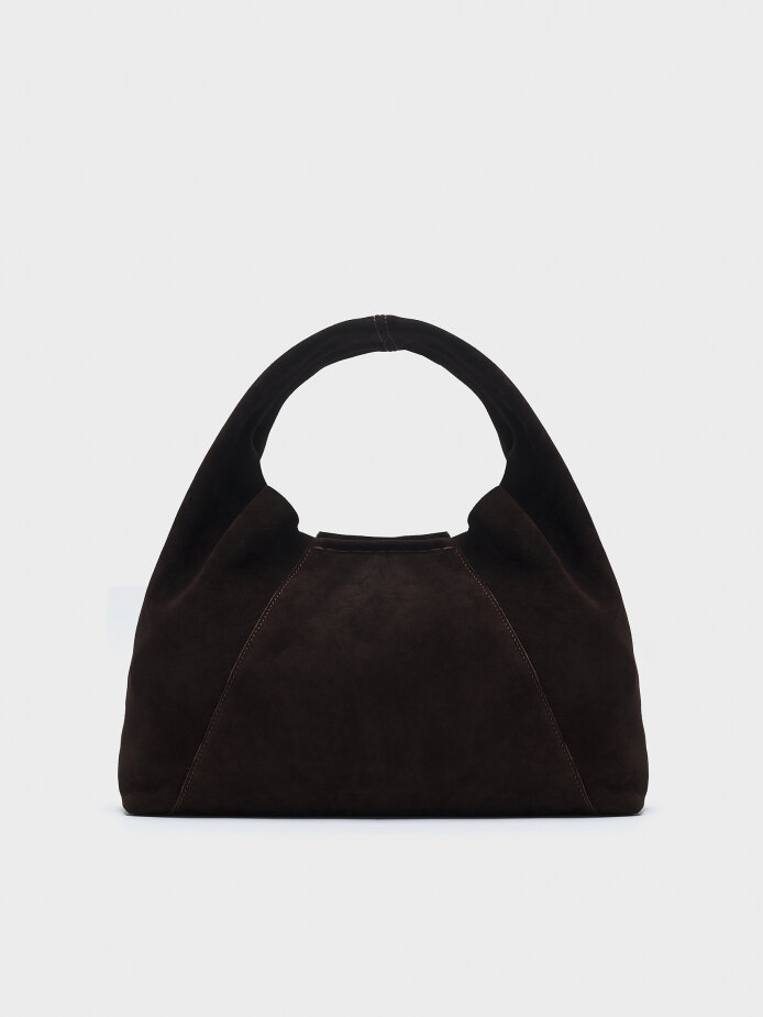 55149 KADIN ÇANTA KAHVE SÜET - 