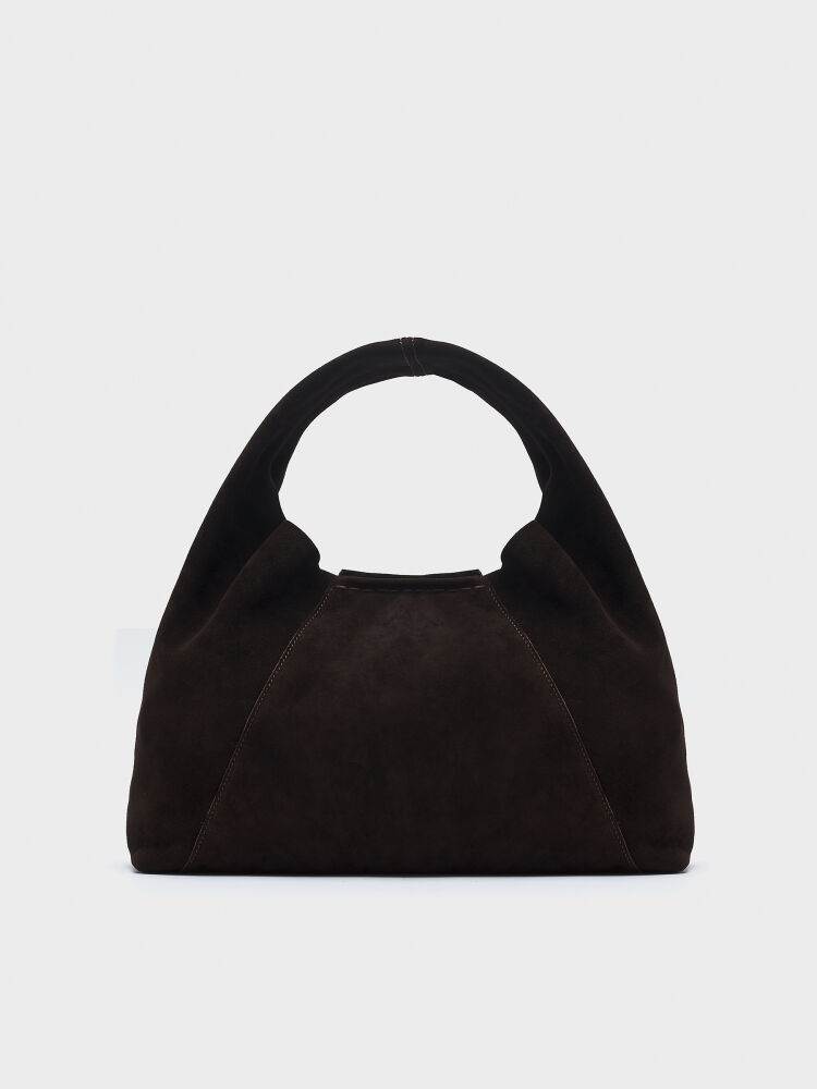 55149 KADIN ÇANTA KAHVE SÜET - 1