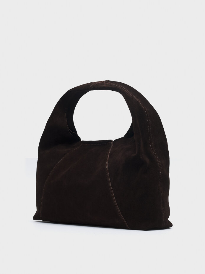 55149 KADIN ÇANTA KAHVE SÜET - (1)