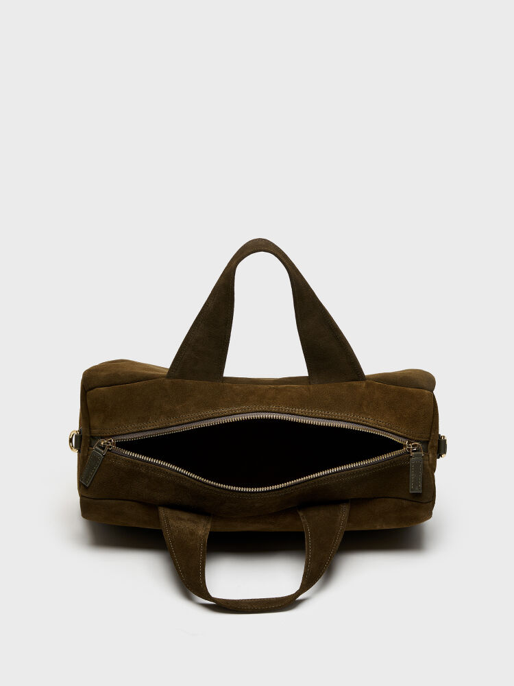 55150 KADIN ÇANTA HAKİ SÜET - 4