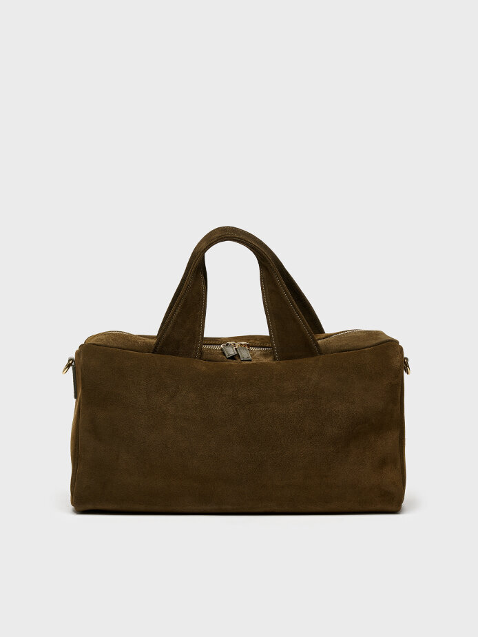 55150 KADIN ÇANTA HAKİ SÜET - 