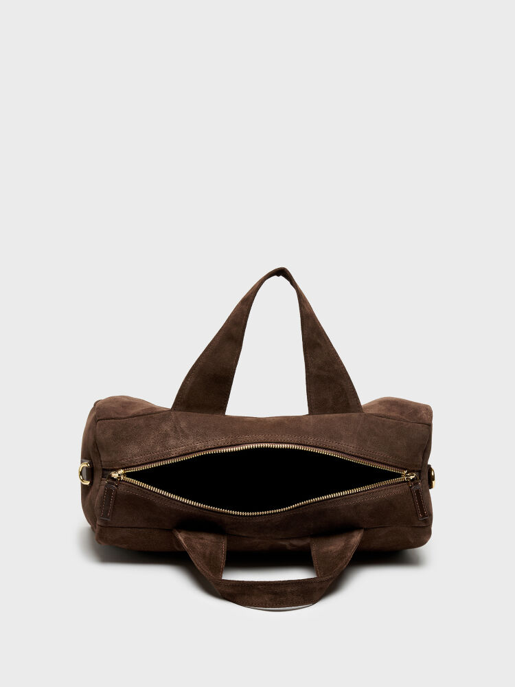 55150 KADIN ÇANTA KAHVE SÜET - 5