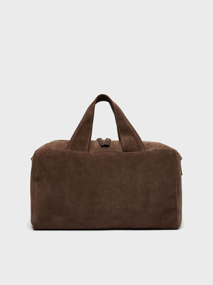 55150 KADIN ÇANTA KAHVE SÜET - 1