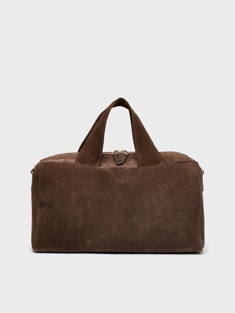 55150 KADIN ÇANTA KAHVE SÜET - 4