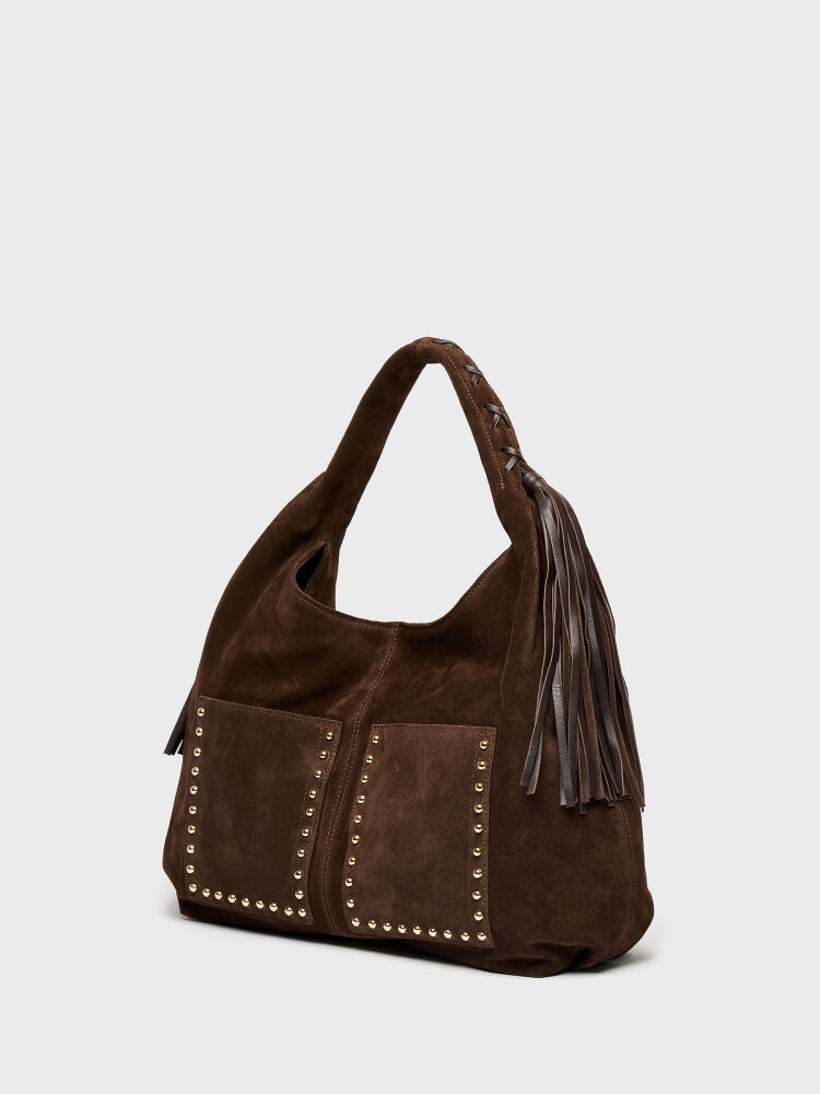 55151 KADIN ÇANTA KAHVE SÜET - 3