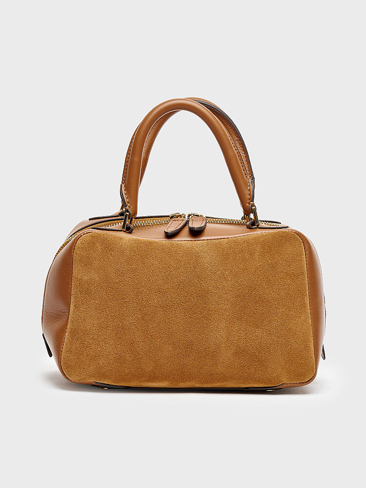 55152 KADIN ÇANTA TABA SÜET - 1