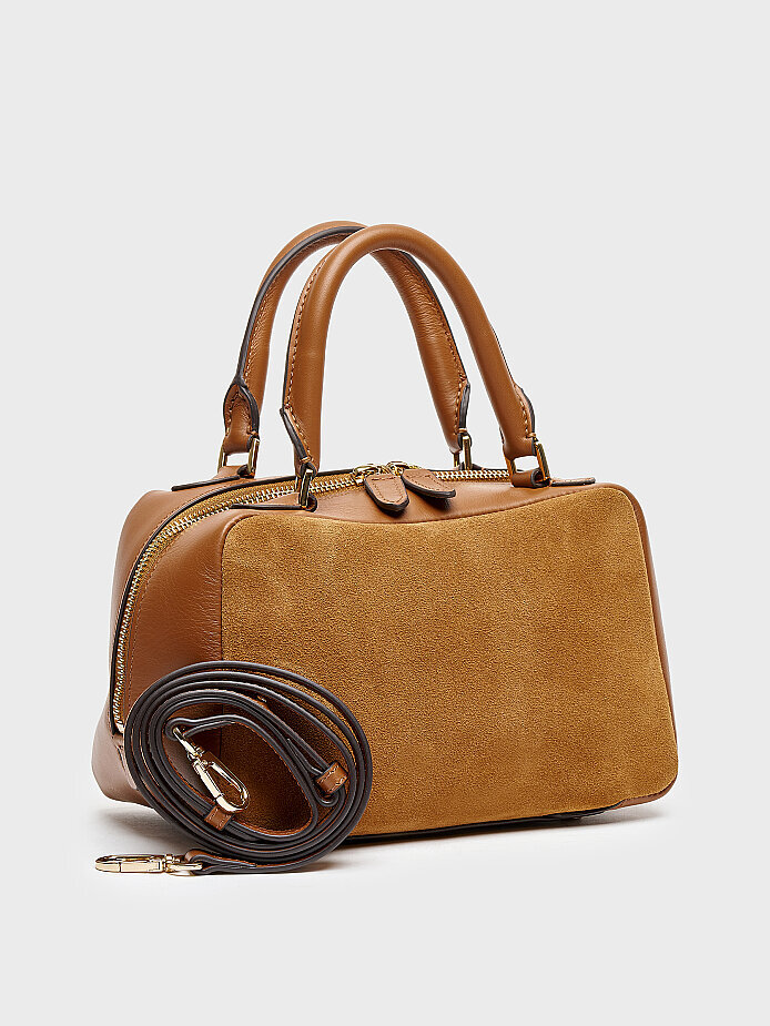 55152 KADIN ÇANTA TABA SÜET - (1)