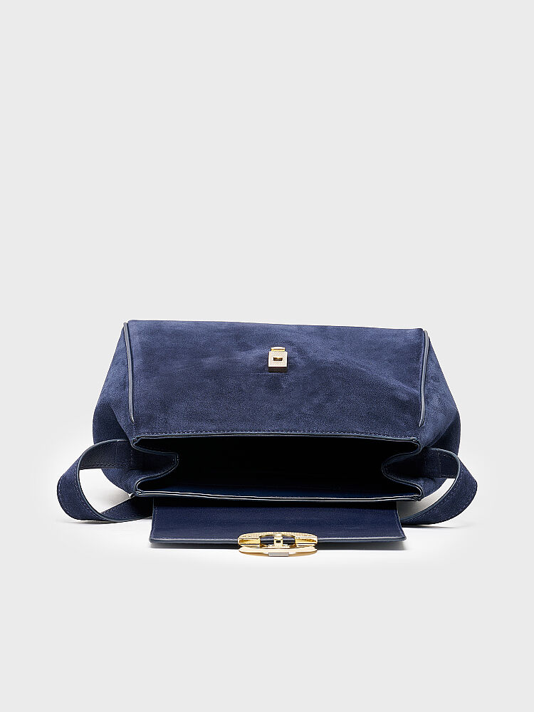 55154 KADIN ÇANTA LACİVERT SÜET - 3