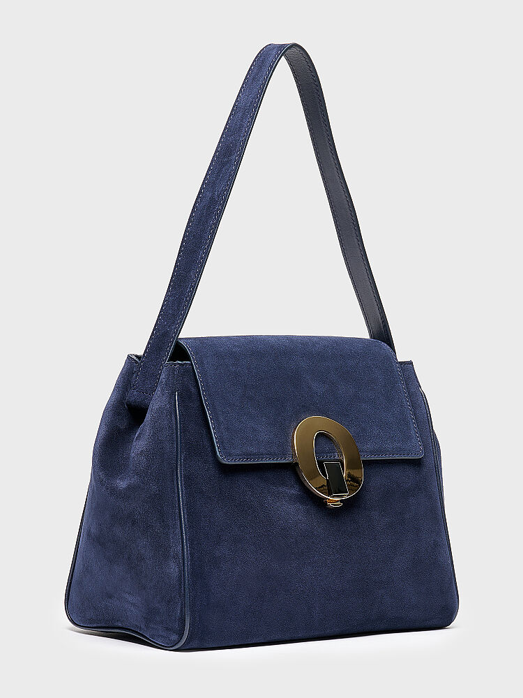 55154 KADIN ÇANTA LACİVERT SÜET - 2