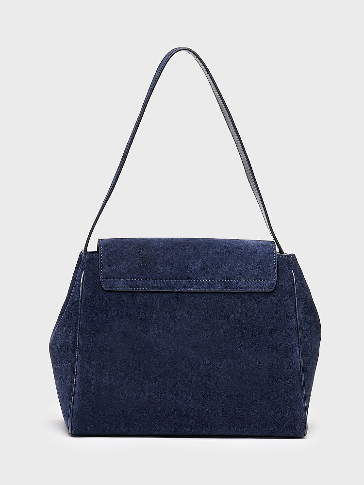 55154 KADIN ÇANTA LACİVERT SÜET - 4