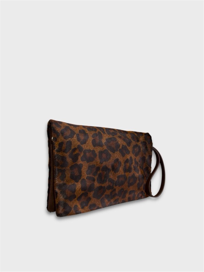 55158 KADIN ÇANTA LEOPAR TAY - 