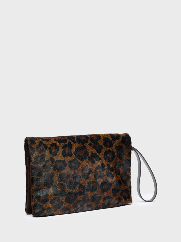 55158 KADIN ÇANTA LEOPAR TAY - (1)