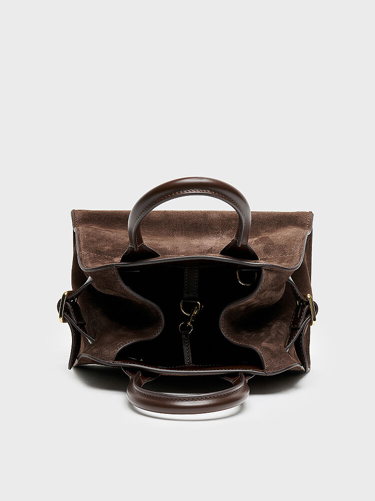 55159 KADIN ÇANTA KAHVE SÜET - 3