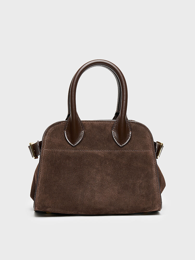 55159 KADIN ÇANTA KAHVE SÜET - 1