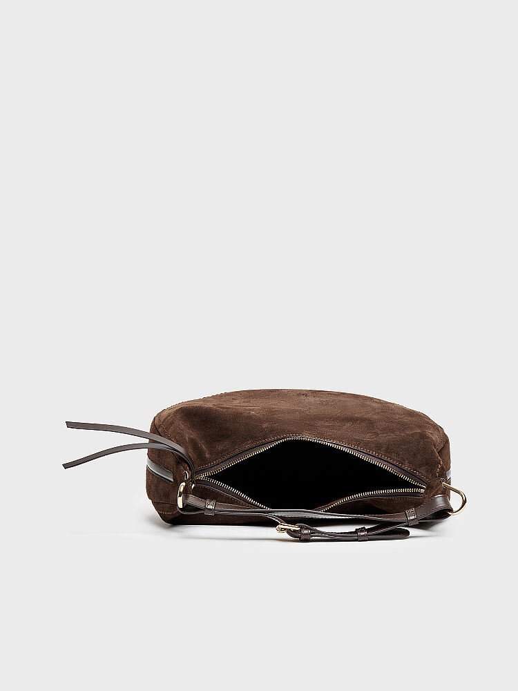 55160 KADIN ÇANTA KAHVE DERİ/KAHVE SÜET - 3