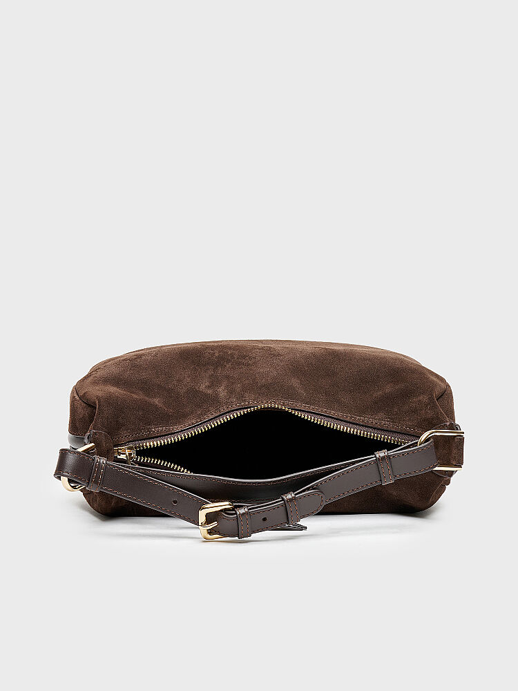 55161 KADIN ÇANTA KAHVE DERİ/KAHVE SÜET - 3