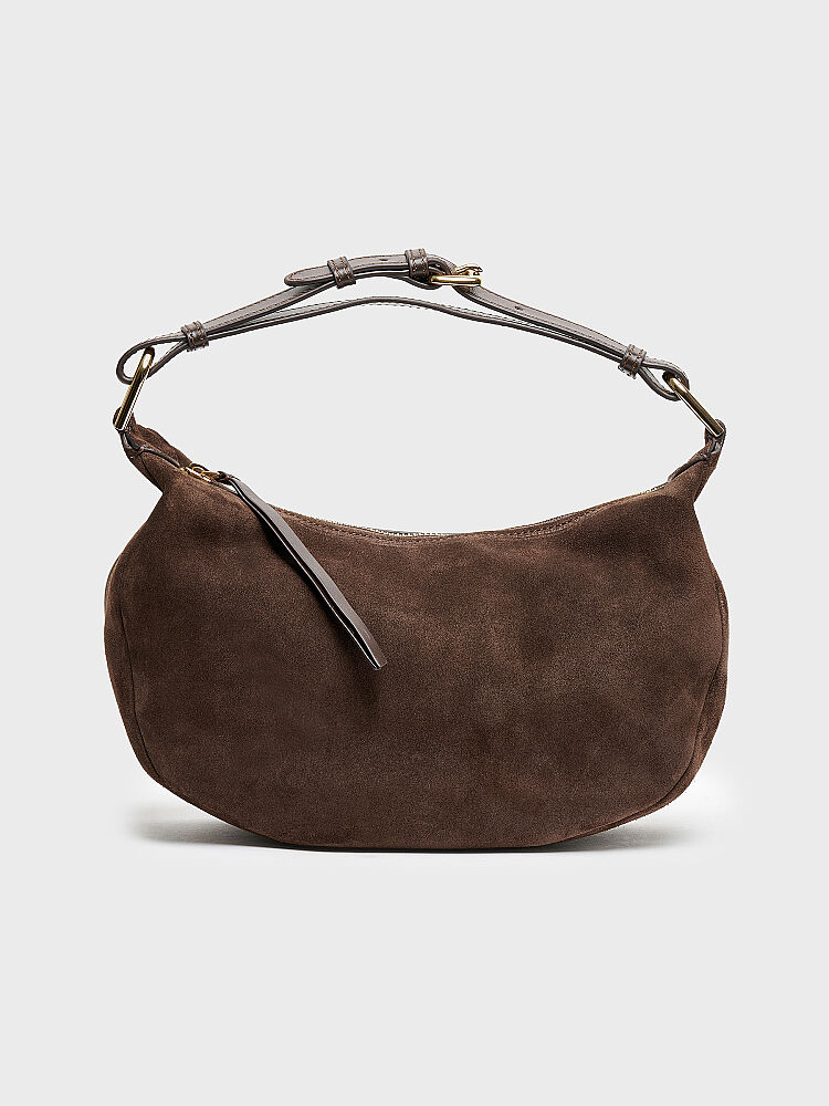 55161 KADIN ÇANTA KAHVE DERİ/KAHVE SÜET - 1