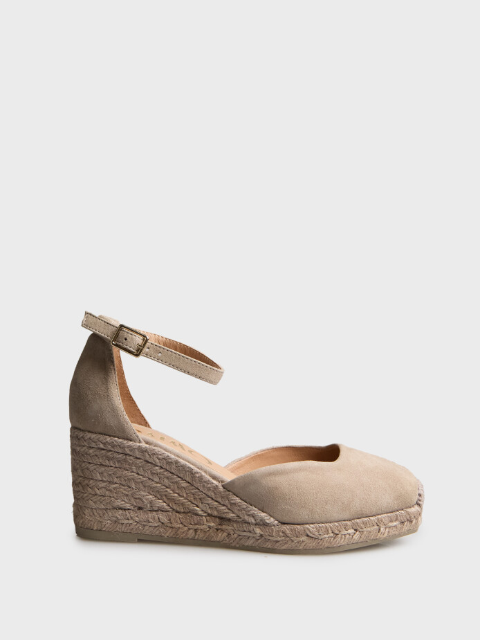 60025 KADIN TOPUKLU AYAKKABI BEJ SÜET - 