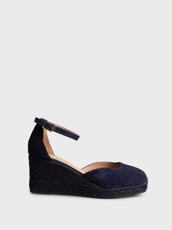 60025 KADIN TOPUKLU AYAKKABI LACİVERT SÜET - 