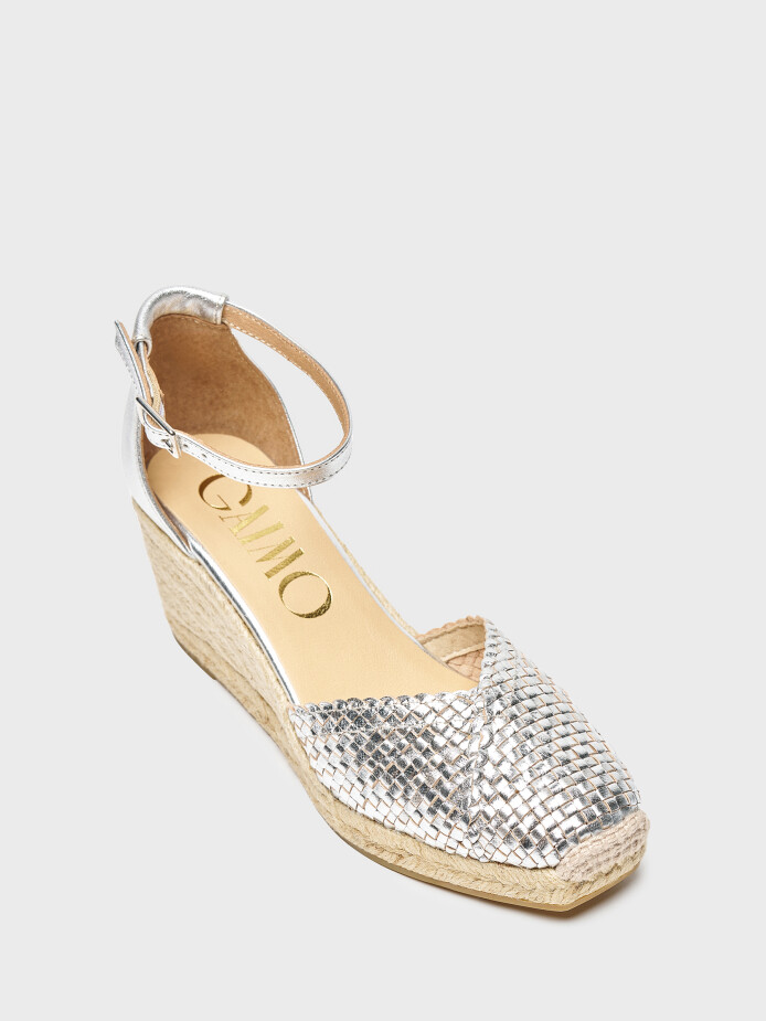 60026 KADIN TOPUKLU AYAKKABI GÜMÜŞ - (1)