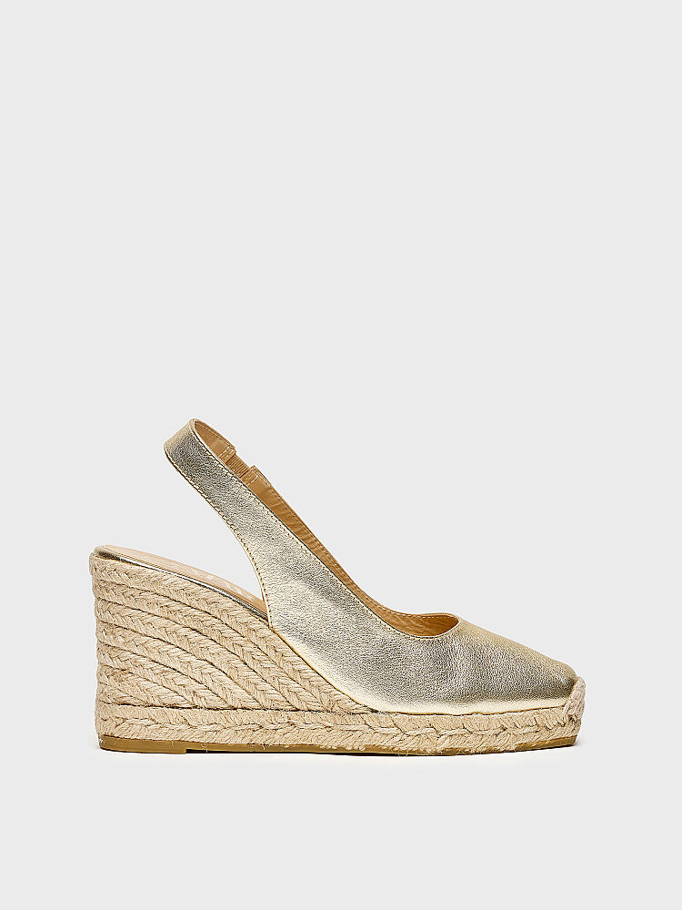 60033 KADIN DOLGU TOPUK AYAKKABI GOLD - 1