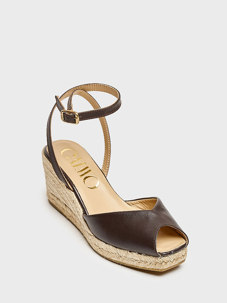 60034 KADIN DOLGU TOPUK AYAKKABI KAHVE - 2