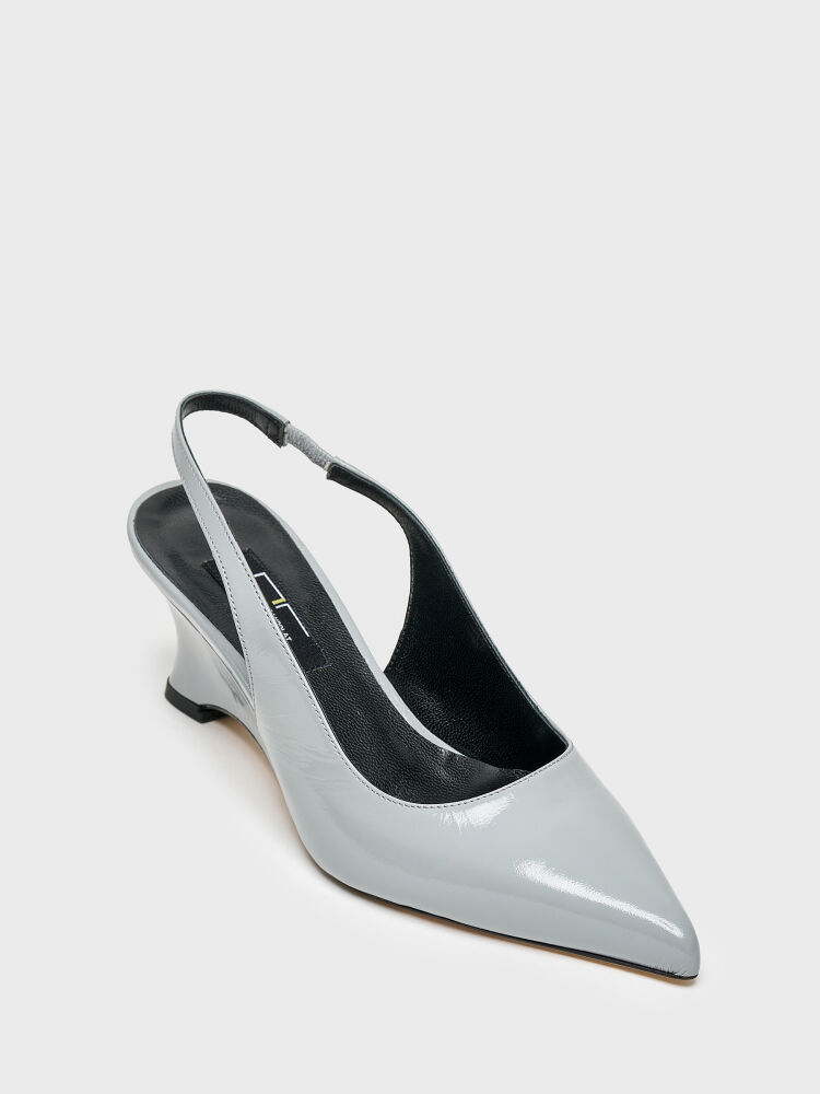 60036 KADIN DOLGU TOPUK AYAKKABI GRİ RUGAN - 2