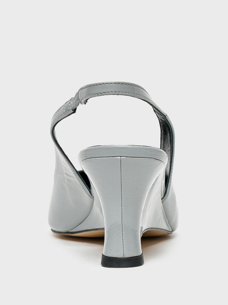 60036 KADIN DOLGU TOPUK AYAKKABI GRİ RUGAN - 4