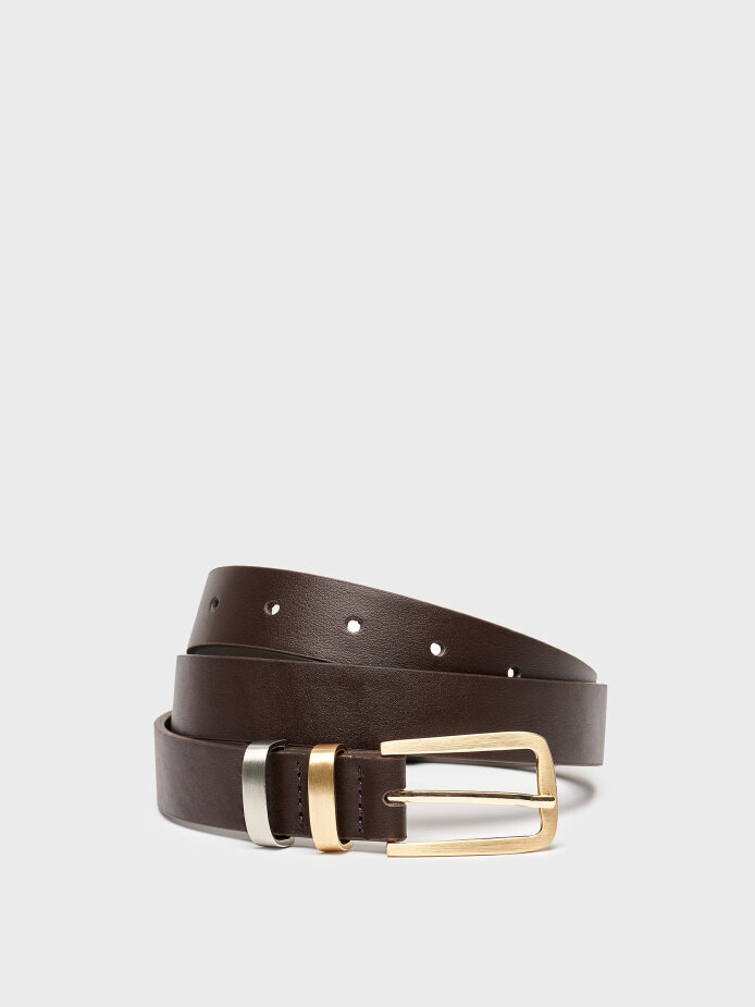 80010 KADIN KEMER KAHVE - (1)