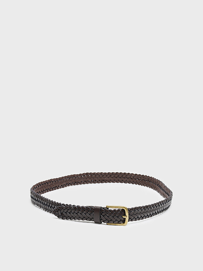 80012 KADIN KEMER KAHVE ÖRGÜ 