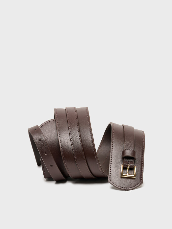 80013 KADIN KEMER KAHVE - (1)