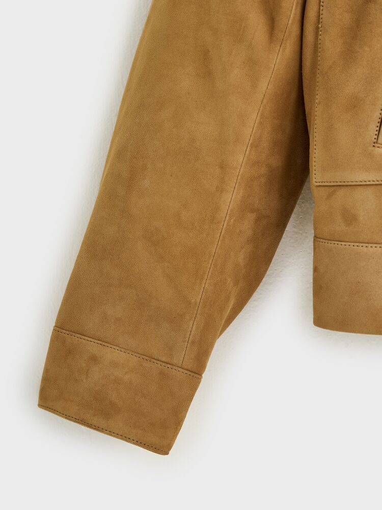 90005 DERİ CEKET VİZON NUBUK - 5