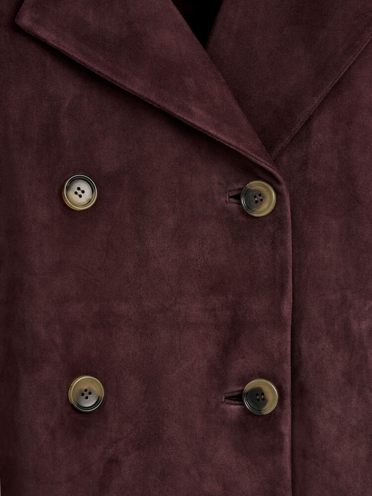 90008 DERİ CEKET MÜRDÜM NUBUK - 2