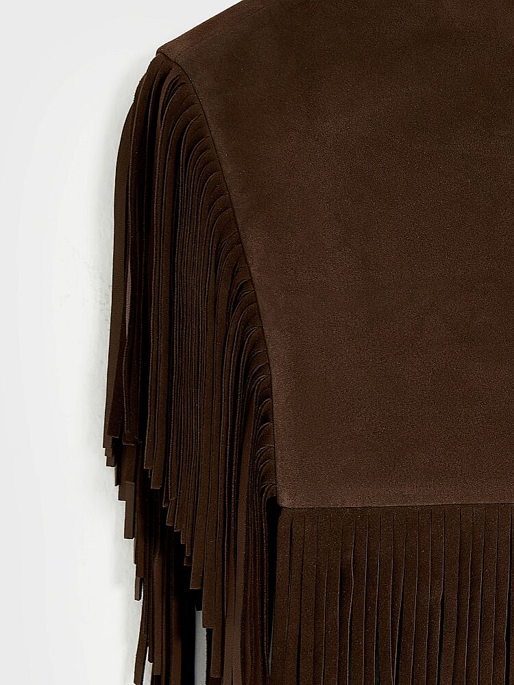 90009 KADIN BOLERO KAHVE NUBUK - 4