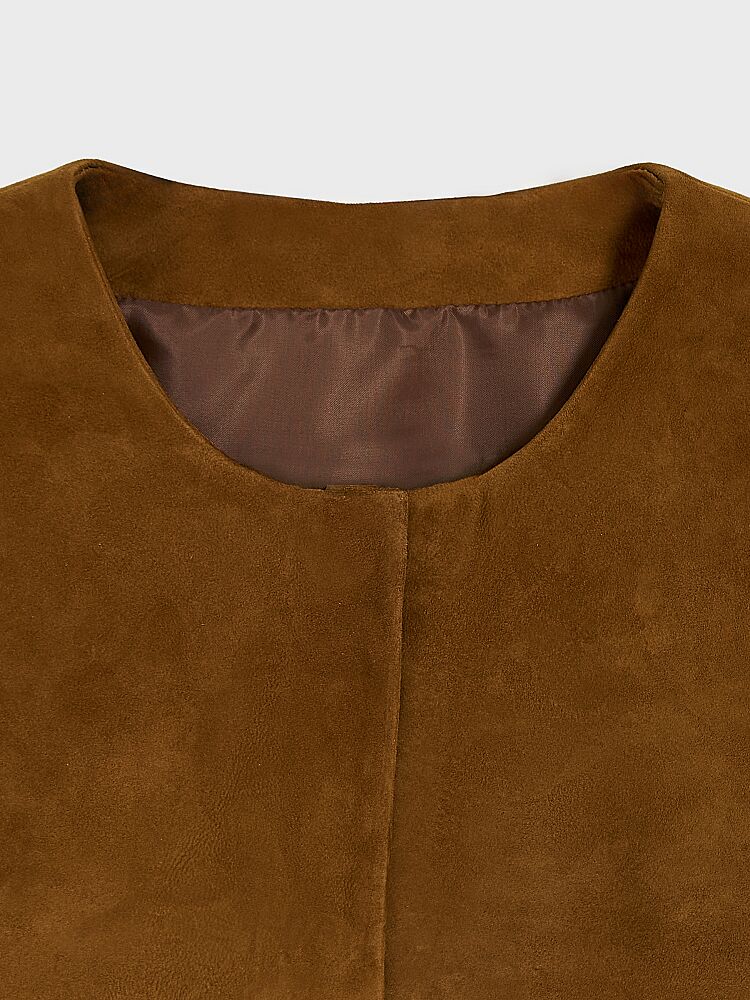 90009 KADIN BOLERO TABA NUBUK - 3