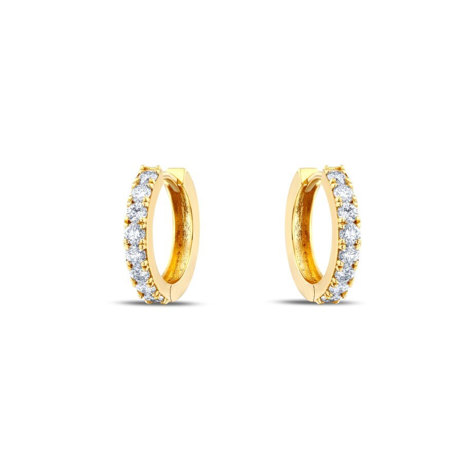 18 AYAR GOLD ALTIN 0,95 KARAT PIRLANTA KÜPE					 - 