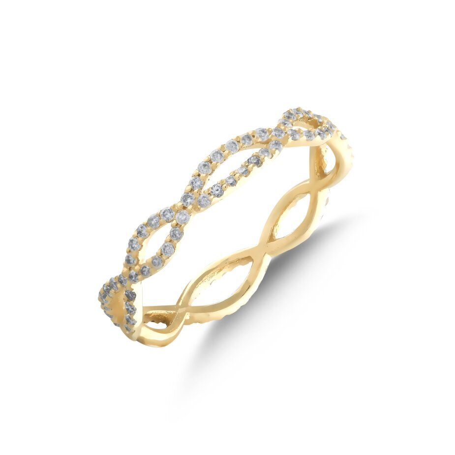 18 AYAR GOLD ALTIN 0,45 KARAT PIRLANTA YÜZÜK					 - (1)