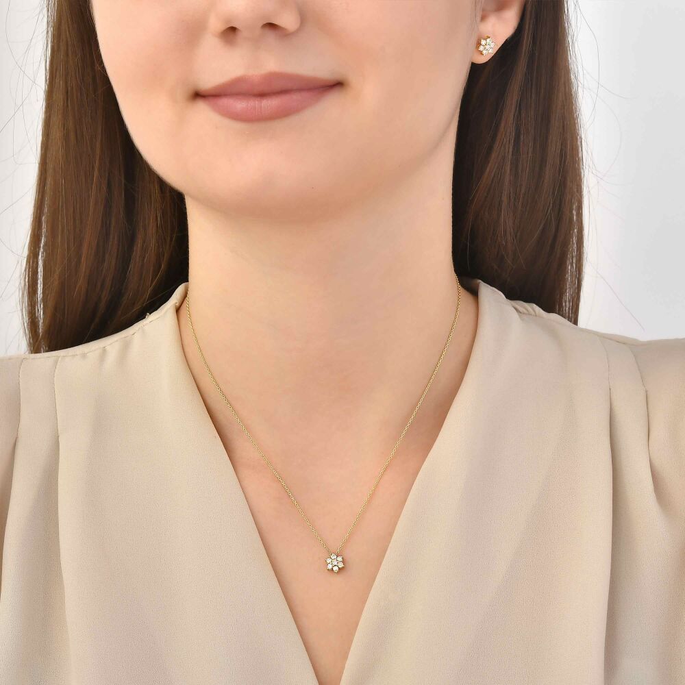 18 AYAR GOLD ALTIN 0,58 KARAT PIRLANTA KÜPE					 - 3