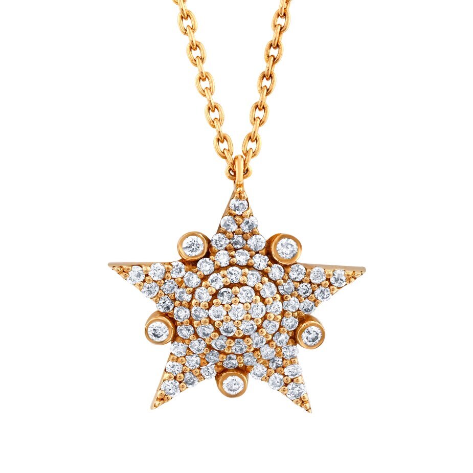 18 AYAR ROSE ALTIN 0,27 KARAT PIRLANTA KOLYE					 - 