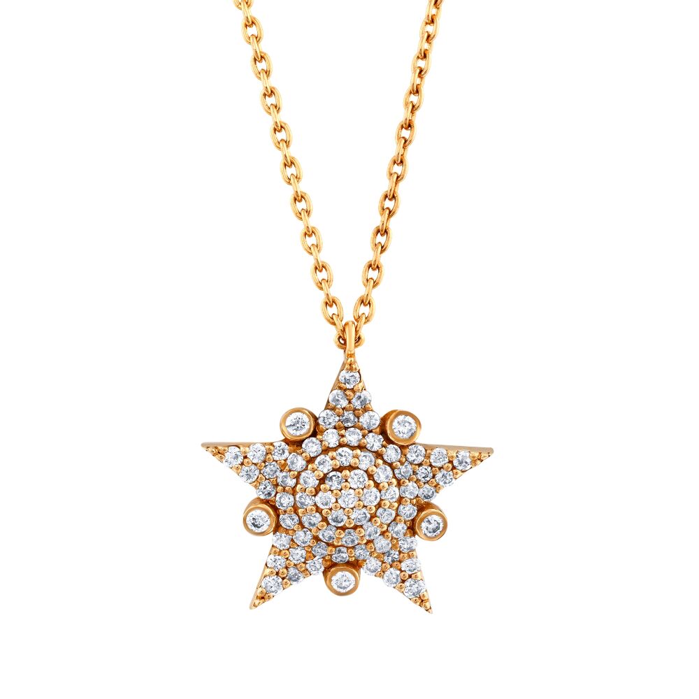 18 AYAR ROSE ALTIN 0,27 KARAT PIRLANTA KOLYE					 - 2